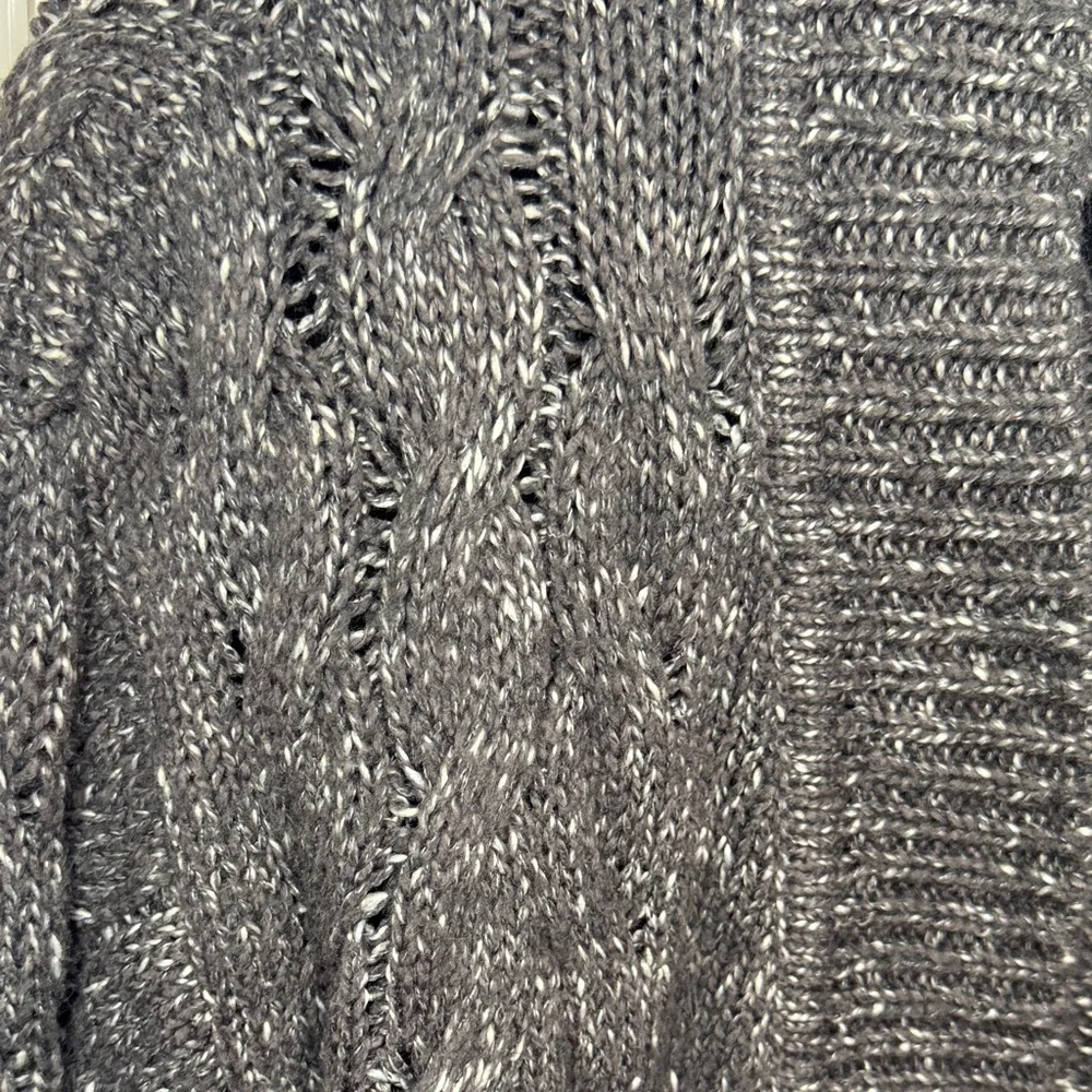 Ava & Viv Charcoal Knit Cardigan